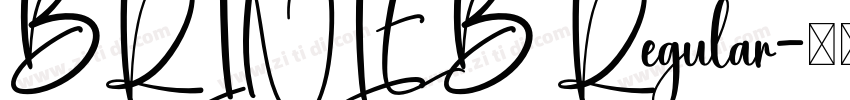 BRINLEB Regular字体转换